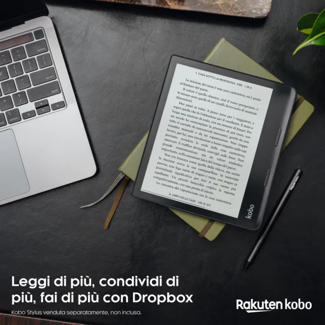 Lettore eBook Rakuten Kobo Sage lettore e-book Touch screen 32 GB Wi-Fi Nero