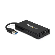 StarTech.com Adattatore da USB 3.0 a DisplaPort - 4K 30Hz Ultra HD Certificato DisplayLink Convertitore Type-A DP per monitor Scheda Video e Grafica Esterna Mac Windows [USB32DP4K]