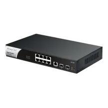Switch di rete Draytek VigorSwitch G2100 Gestito L2+ Gigabit Ethernet [10/100/1000] Supporto Power over [PoE] 1U Nero (DRAYTEK VIGORSWITCH 8+2 PT SWITCH) [VSG2100-K]