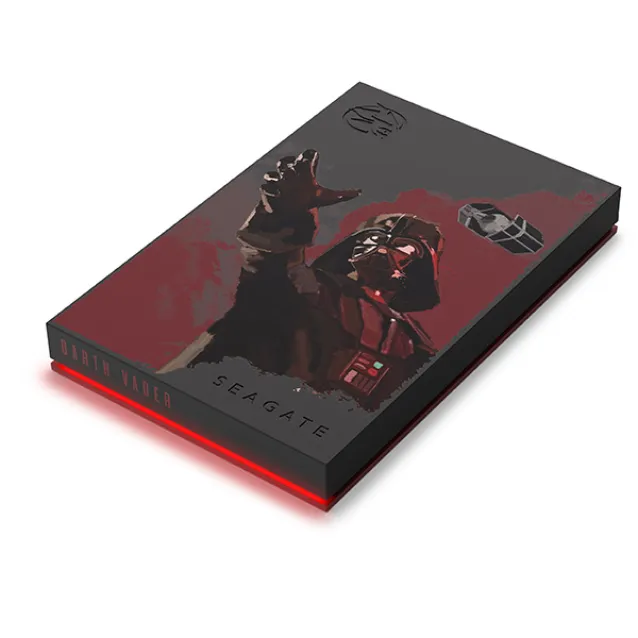 Hard disk esterno Seagate Game Drive Darth Vader™ Special Edition FireCuda disco rigido 2 TB Nero, Rosso [STKL2000411]