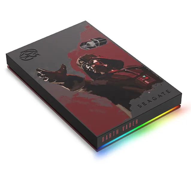 Hard disk esterno Seagate Game Drive Darth Vader™ Special Edition FireCuda disco rigido 2 TB Nero, Rosso [STKL2000411]