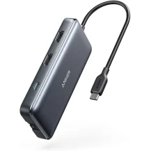 Anker A8380 USB 3.2 Gen 1 [3.1 1] Type-C Nero (POWEREXPAND 8-IN-1 USB-C MEDIA HUB) [A83800A1]