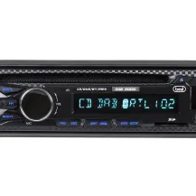 Autoradio Trevi XCD 5790 DAB - Sistema car stereo CD/DVD/DAB+, ingresso USB/SD card, Audio AUX IN, potenza 180W (45W x 4canali) [0579000]