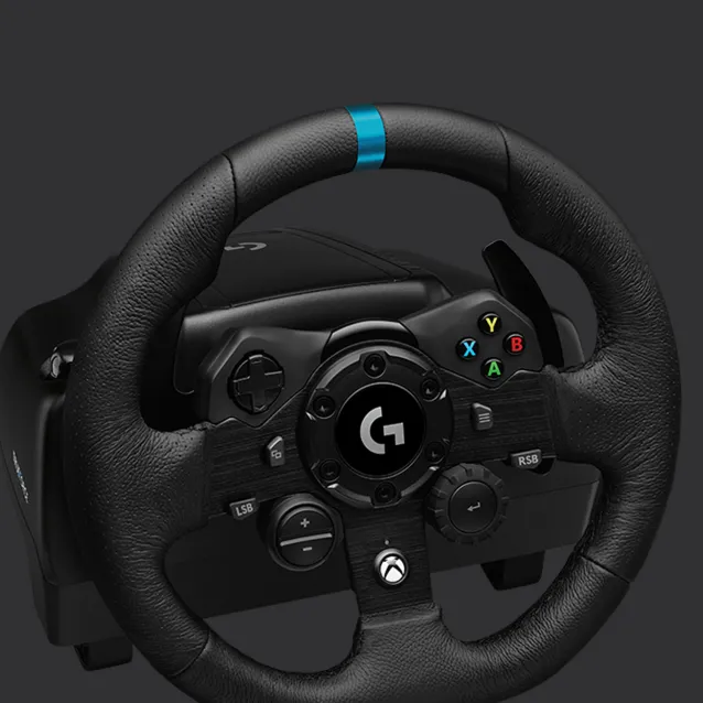 Logitech G G923 Nero USB 2.0 Sterzo + Pedali Analogico/Digitale PC, Xbox  One, Xbox Series S, Xbox Series X