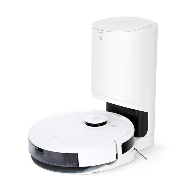 Ecovacs DEEBOT N8+ aspirapolvere robot Sacchetto per la polvere Nero, Bianco [6943757601080]