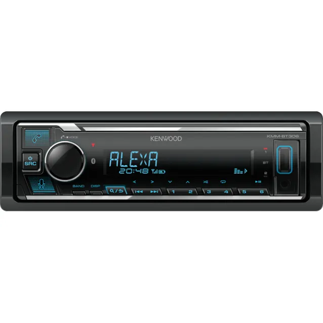 Autoradio Kenwood KMM-BT306 Ricevitore multimediale per auto Nero 200 W Bluetooth