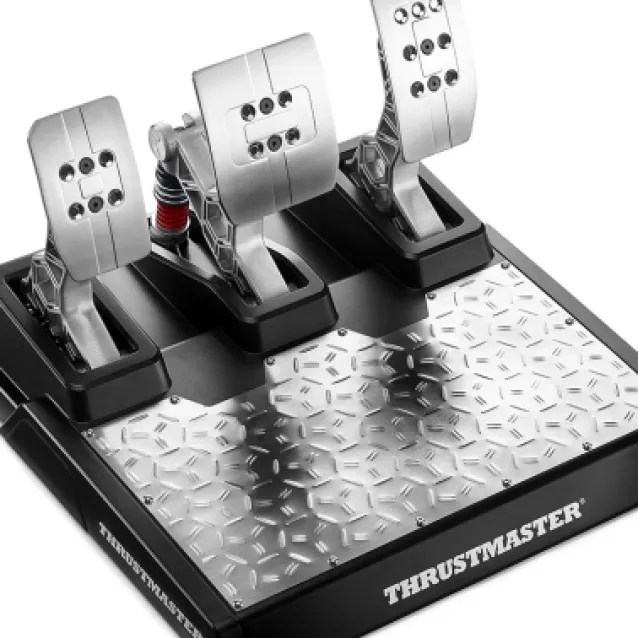 Thrustmaster T-LCM Nero, Stainless steel USB Pedali PC, PlayStation 4, Xbox  One