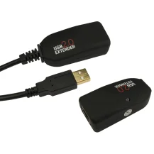 Cables Direct USB2-BOOST moltiplicatore di rete Nero (50m USB 2.0 Over Cat5e Extender) [USB2-BOOST]