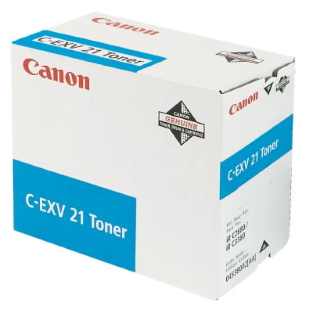 Canon C-EXV 21 cartuccia toner 1 pz Originale Ciano [0453B002]