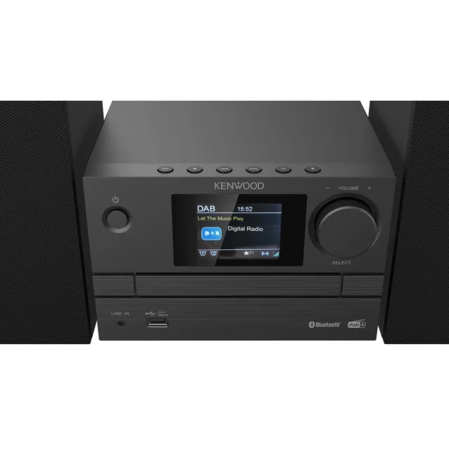 Kenwood M-525DAB set audio da casa Microsistema per la 7 W Nero