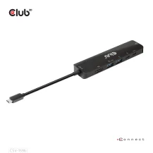 CLUB3D CSV-1596 replicatore di porte e docking station per laptop USB 3.2 Gen 1 (3.1 1) Type-C Nero [CSV-1596]