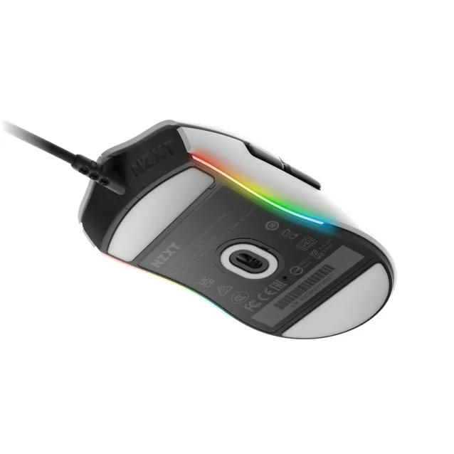 NZXT Lift mouse Ambidestro USB tipo A Ottico 16000 DPI [MS-1WRAX-WM]