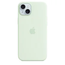 Custodia per smartphone Apple MWNG3ZM/A custodia cellulare 17 cm [6.7] Cover Colore menta (IPHONE 15 PLUS SI CASE SOFT MINT) [MWNG3ZM/A]