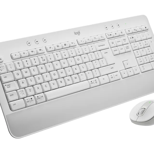 Logitech Signature MK650 Combo For Business tastiera Mouse incluso Bluetooth QWERTZ Tedesco Bianco [920-011022]