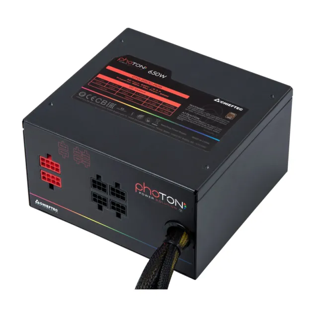 Chieftec Photon alimentatore per computer 650 W 24-pin ATX PS/2 Nero [CTG-650C-RGB]