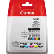 Cartuccia inchiostro Canon Confezione multipla di cartucce d'inchiostro PGI-570BK/CLI-571 BK/C/M/Y [PGI-570 + CLI-571]