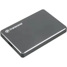 Hard disk esterno Transcend StoreJet 25C3 disco rigido 1 TB Grigio [TS1TSJ25C3N]