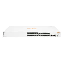 Switch di rete Aruba Instant On 1830 24G 12p Class4 PoE 2SFP 195W Gestito L2 Gigabit Ethernet (10/100/1000) Supporto Power over (PoE) 1U [JL813A]
