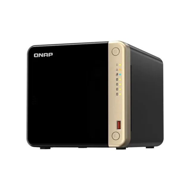 QNAP TS-464-4G server NAS e di archiviazione Tower Collegamento ethernet LAN Nero [TS-464-4G]