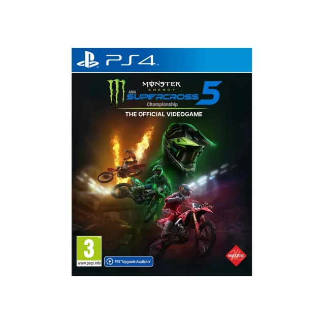 Videogioco Milestone Monster Energy Supercross 5 Standard Inglese, ESP, ITA, Francese, Tedesca, POR-BRA PlayStation 4 [1078748]