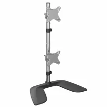 StarTech.com Supporto Verticale per 2 Monitor - Alluminio (VERTICAL DUAL MONITOR STAND ERGONOMIC VESA MOUNT STAND) [ARMDUOVS]