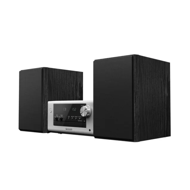 Panasonic SC-PM702 Microsistema audio per la casa 80 W Nero, Argento [SC-PM702EG-S]