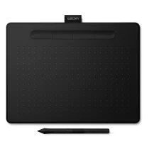 Wacom Intuos M Bluetooth tavoletta grafica Nero 2540 lpi (linee per pollice) 216 x 135 mm USB/Bluetooth [CTL-6100WLK-N]