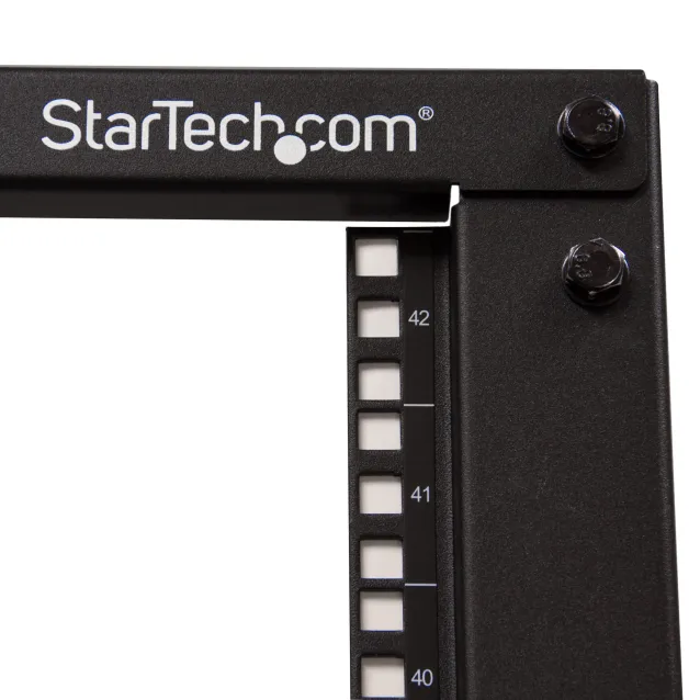 StarTech.com Server Rack a 4 Montanti 42U Open Frame, Armadio di Rete 19