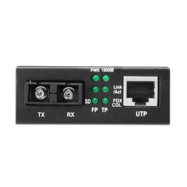 Digitus Convertitore Media Gigabit Ethernet , RJ45 / SC [DN-82120-1]
