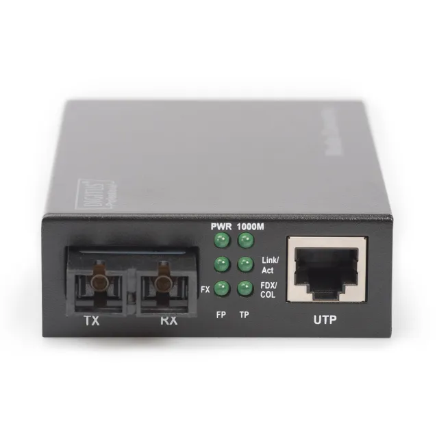 Digitus Convertitore Media Gigabit Ethernet , RJ45 / SC [DN-82120-1]