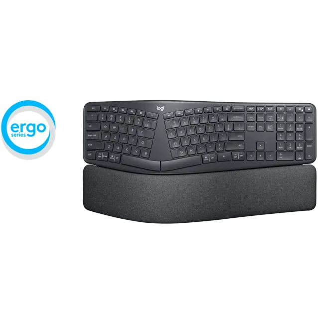 LOGITECH ERGO K860 TASTIERA WIRELESS ERGONOMICA CON POGGIAPOLSI