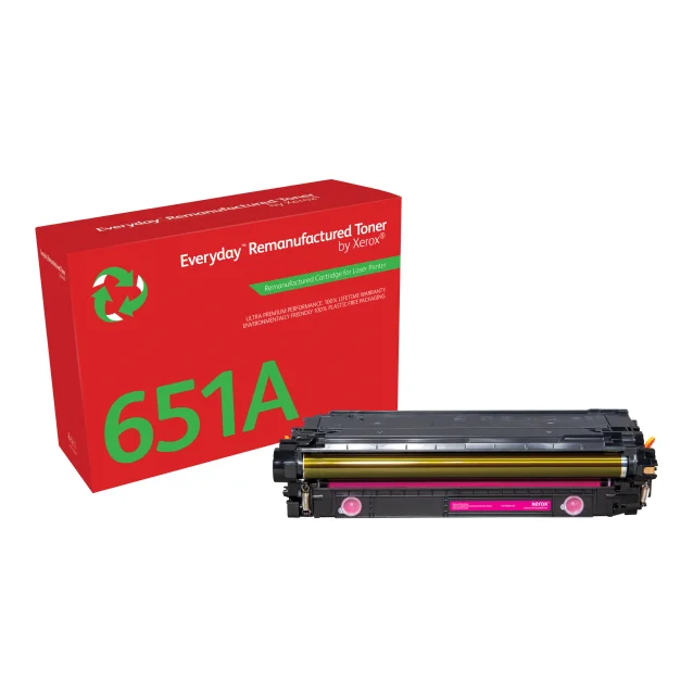 Everyday Toner ™ di Xerox Magenta compatibile con HP 651A/ 650A/ 307A (CE343A/CE273A/CE743A), Capacità standard [006R04150]