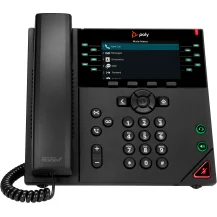 POLY Telefono IP VVX 450 a 12 linee abilitato per PoE (POLY VVX450 12-LINE PHONE+POE-ENB) - Versione UK [8B1L7AA#AC3]