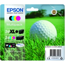 Epson Golf ball C13T34794010 ink cartridge 1 pc(s) Original High (XL) Yield Black, Cyan, Magenta, Yellow