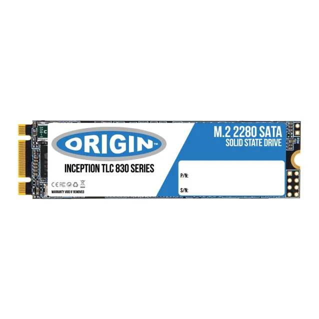 SSD Origin Storage NB-500SED-M.2 drives allo stato solido 500 GB Serial ATA III 3D TLC