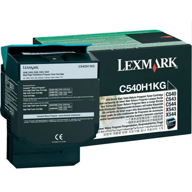 Lexmark C540H1KG cartuccia toner 1 pz Originale Nero [C540H1KG]