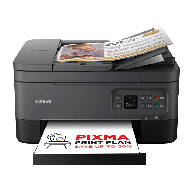 Stampante inkjet Canon PIXMA TS7450i BK stampante a getto d'inchiostro A colori 4800 x 1200 DPI A4 Wi-Fi (Canon - Multifunction printer colour ink-jet [210 297 mm], Legal [216 356 mm] [original] A4/Legal [media] up to 13 ipm [printing] 200 [5449C008AA]