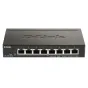 D-Link DGS-1100-08PV2 switch di rete Gestito L2/L3 Gigabit Ethernet (10/100/1000) Supporto Power over (PoE) Nero [DGS-1100-08PV2]