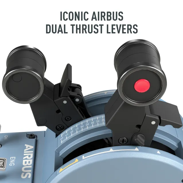 Thrustmaster TCA Quadrant Airbus Edition Nero, Blu Simulazione di Volo PC [2960840]