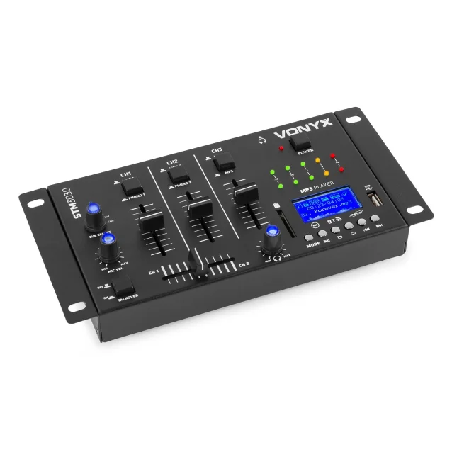 Mixer audio Vonyx STM3030 4 canali 20 - 20000 Hz Nero [172990]