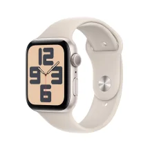 Smartwatch Apple Watch SE OLED 44 mm Digitale 368 x 448 Pixel Touch screen Beige Wi-Fi GPS (satellitare) [MRE43QF/A]