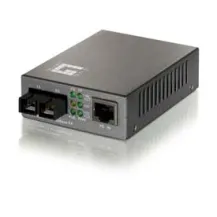 LevelOne FVT-0103TXFC convertitore multimediale di rete 100 Mbit/s Modalità multipla Nero [FVT-0103TXFC]