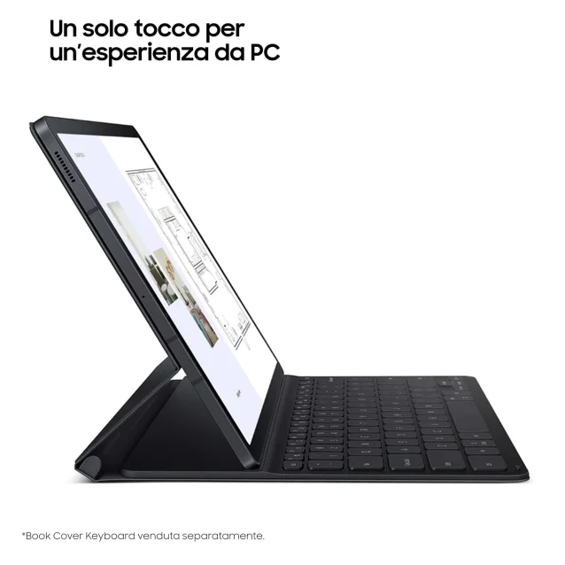 Samsung Galaxy Tab S7 FE Tablet Android 12,4 Pollici Wifi RAM 4 GB 64 11 Black [SM-T733NZKAEUE]