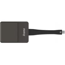 iiyama WP D002C dongle Smart TV USB 4K Ultra HD Nero, Argento (WP - Wireless presentation USB-C dongle) [WPD002C]