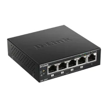 Switch di rete D-Link DGS-1005P Non gestito L2 Gigabit Ethernet (10/100/1000) Supporto Power over (PoE) Nero [DGS-1005P/E]