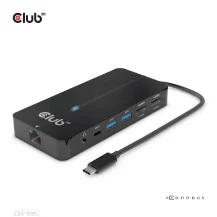Hub USB CLUB3D CSV-1595 hub di interfaccia 3.2 Gen 1 (3.1 1) Type-C 5000 Mbit/s Nero [CSV-1595]