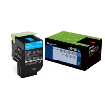 Lexmark 802SC cartuccia toner 1 pz Originale Ciano [80C2SC0]