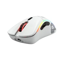 Glorious PC Gaming Race Model D- mouse Mano destra RF Wireless 19000 DPI (Glorious RGB Optical Mouse - Matte White [GLO-MS-DMW-MW) [GLO-MS-DMW-MW]
