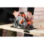 Black & Decker CS1550-QS sega circolare portatile 19 cm Nero, Arancione 5500 Giri/min 1500 W [CS1550-QS]