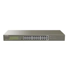 IP-COM Networks G1124P-24-250W switch di rete Non gestito Gigabit Ethernet (10/100/1000) Supporto Power over (PoE) 1U Grigio [IC-G1124P-250W]